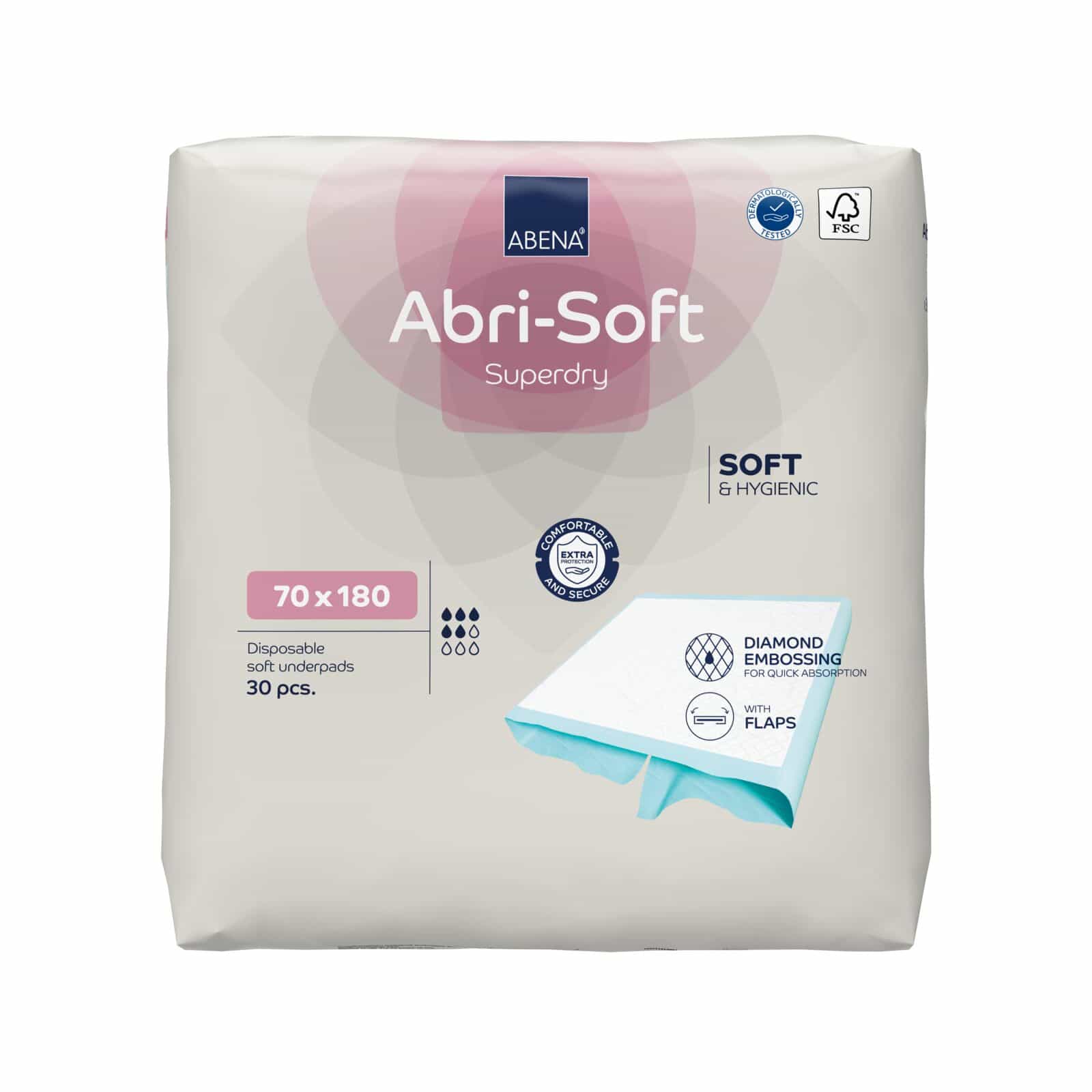 Lençol Descartável ABENA Abri-Soft c/ 30 un