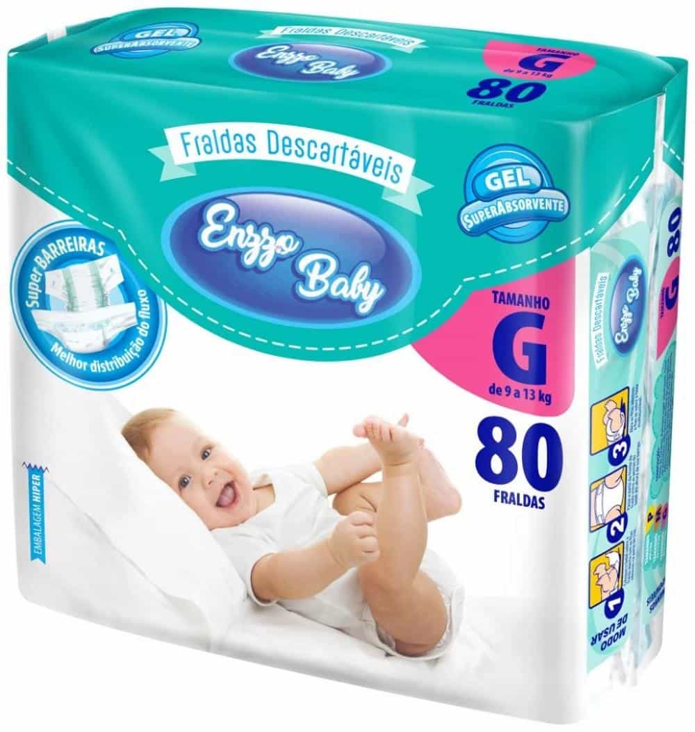 Fralda Descartável Enzzo Baby Hiper (G)