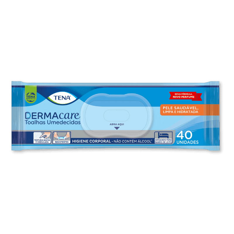 Toalha Tena Dermacare c/ 40 un