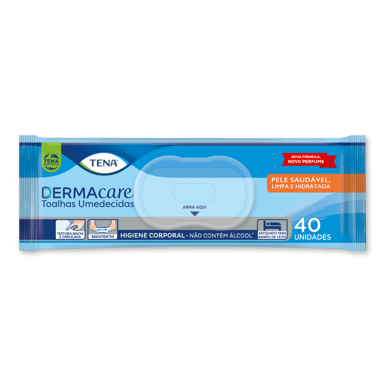Toalha Tena Dermacare c/ 40 un — foto 1