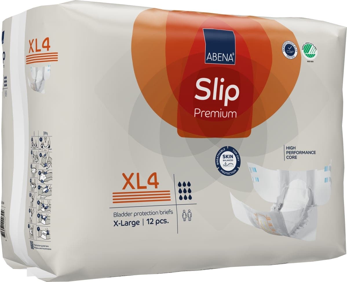 Fralda Geriátrica Abena Slip XL4 Premium c/ 12 un — foto 1