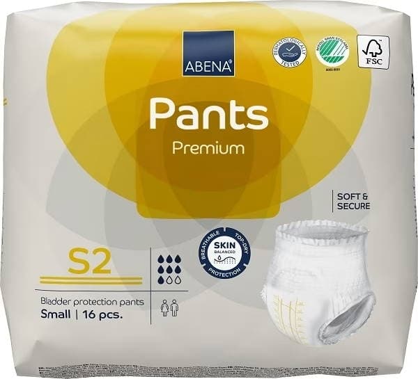 Roupa Íntima Absorvente Abena Pants S2 Premium c/ 16 un — foto 1
