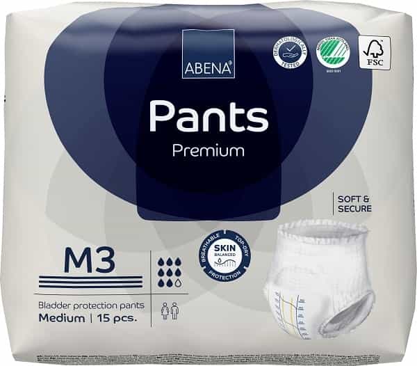 Roupa Íntima Absorvente Abena Pants M3 Premium c/ 15 un