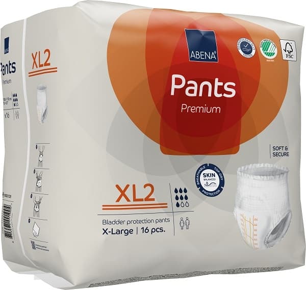 Roupa Íntima Absorvente Abena Pants XL2 Premium c/ 16 un — foto 3