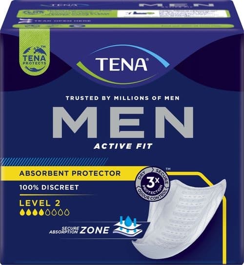 Tena Men Level 2 Active Fit c/ 10 un — foto 1