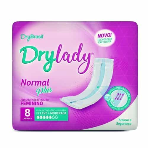 Absorvente Feminino DryLady c/ 8 un