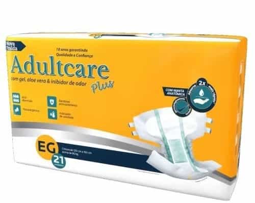Fralda Geriátrica EG Adultcare Plus com 21