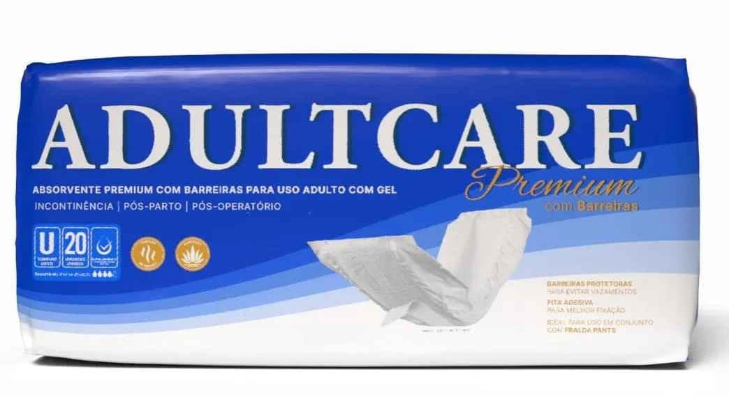 Absorvente Geriátrico Adultcare Premium com Barreiras c/ 20 un — foto 1