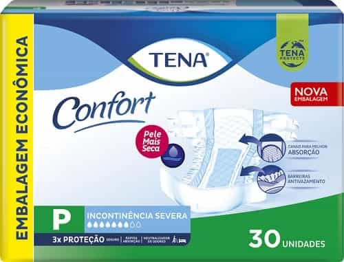 Fralda Geriátrica Tena Confort P c/ 30 un