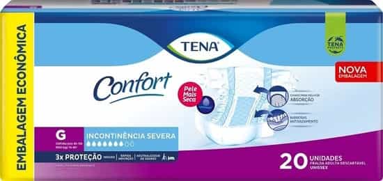 Fralda Geriátrica Tena Confort G c/ 20 un