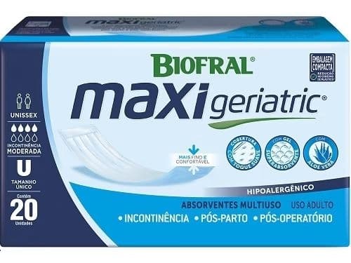Absorvente Biofral Maxi Geriatric c/ 20 un — foto 2