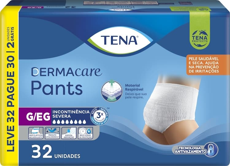 Tena Pants Dermacare c/ 32 un G/EG — foto 1