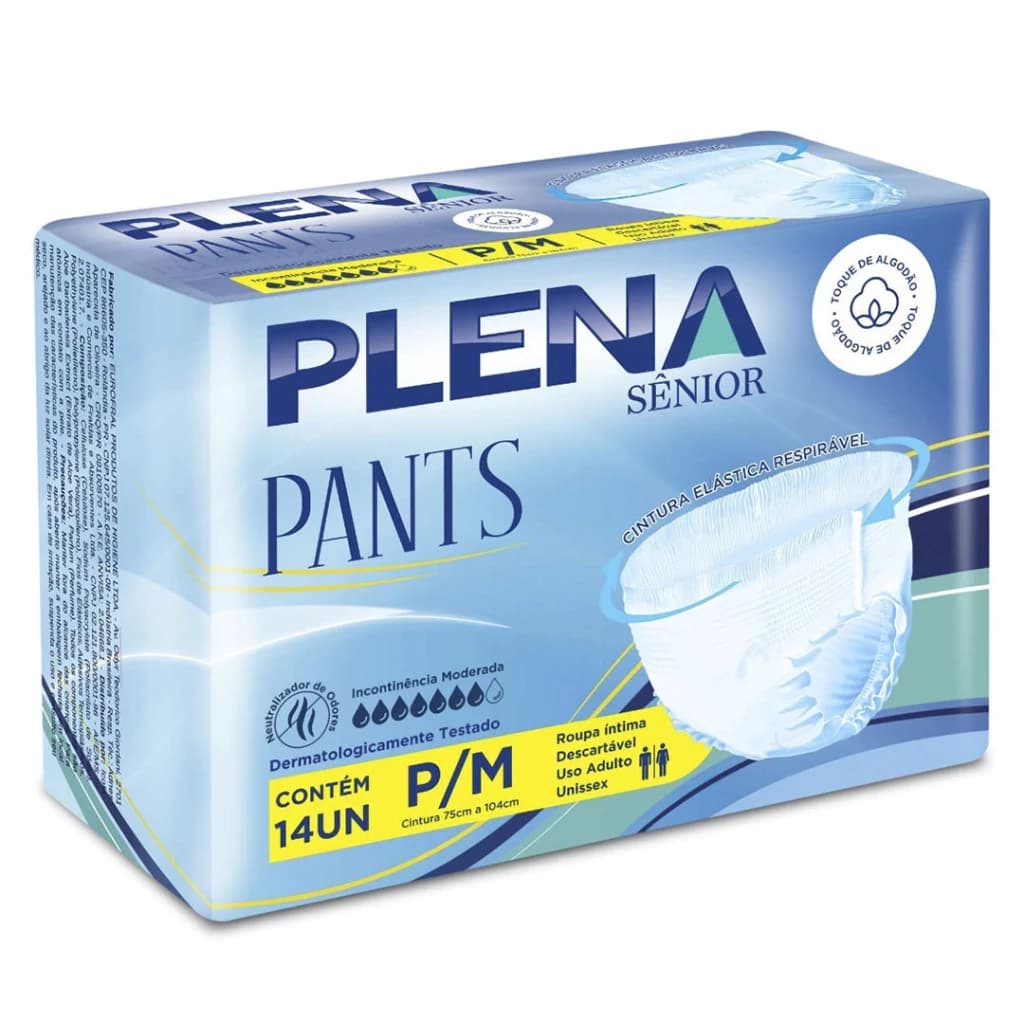 Roupa Íntima Plena P/M c/ 14 un — foto 1