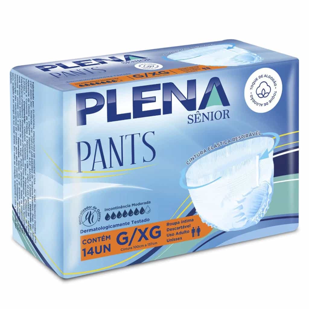 Roupa Íntima Plena G/EG c/ 14 un