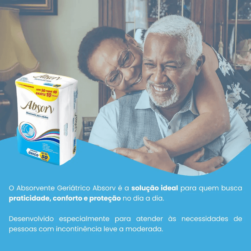 Absorvente Geriátrico Absorv c/ 50 un — foto 3